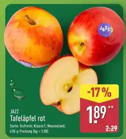 Aldi Nord JAZZ Tafeläpfel rot Angebot