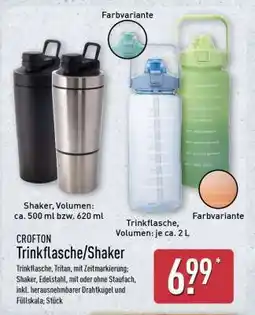 Aldi Nord CROFTON Trinkflasche/Shaker Angebot