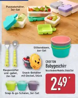Aldi Nord CROFTON Babygeschirr Angebot