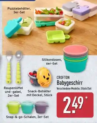 Aldi Nord CROFTON Babygeschirr Angebot