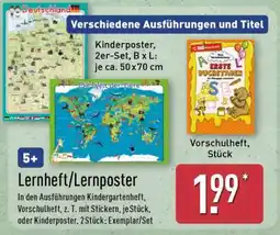 Aldi Nord Lernheft/Lernposter Angebot