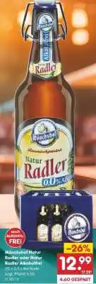 Netto Marken-Discount Mönchshof Natur Radler oder Natur Radler Alkoholfrei Angebot