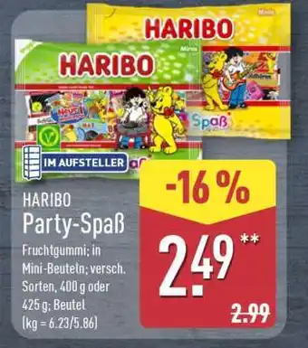 Aldi Nord HARIBO Party-Spaß Angebot