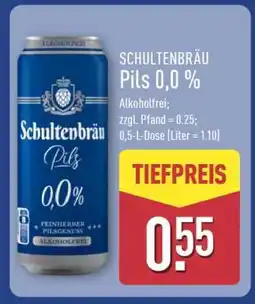 Aldi Nord SCHULTENBRÄU Pils/0,0 % Angebot