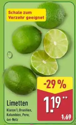 Aldi Nord Limetten Angebot