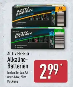 Aldi Nord ACTIV ENERGY Alkaline-Batterien Angebot