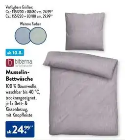 Aldi Süd Musselin-Bettwäsche Angebot