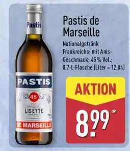 Aldi Nord Pastis de Marseille Angebot