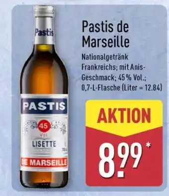 Aldi Nord Pastis de Marseille Angebot