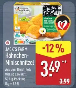 Aldi Nord JACK'S FARM Hähnchen-Minischnitzel Angebot