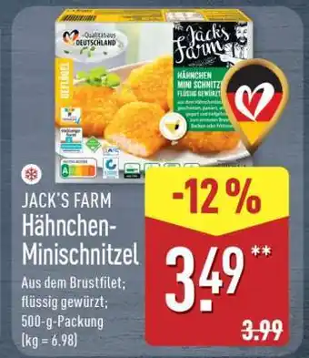 Aldi Nord JACK'S FARM Hähnchen-Minischnitzel Angebot
