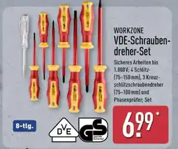 Aldi Nord WORKZONE VDE-Schraubendreher-Set Angebot