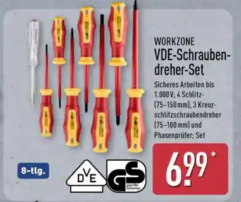 Aldi Nord WORKZONE VDE-Schraubendreher-Set Angebot