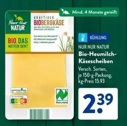 Aldi Süd Bio-Heumilch-Käsescheiben Angebot