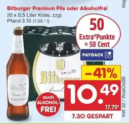 Netto Marken-Discount Bitburger Premium Pils oder Alkoholfrei Angebot
