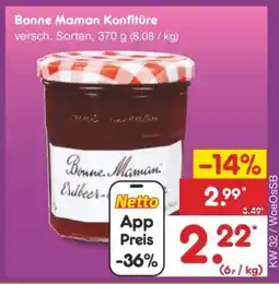 Netto Marken-Discount Bonne Maman Konfitüre Angebot