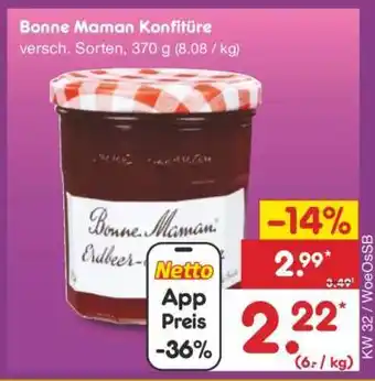 Netto Marken-Discount Bonne Maman Konfitüre Angebot