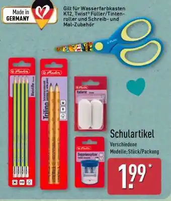 Aldi Nord Schulartikel Angebot