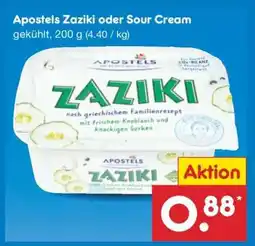 Netto Marken-Discount Apostels Zaziki oder Sour Cream Angebot