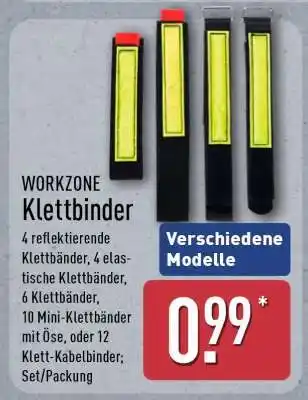 Aldi Nord WORKZONE Klettbinder Angebot