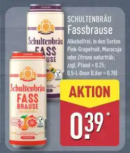 Aldi Nord SCHULTENBRÄU Fassbrause Angebot
