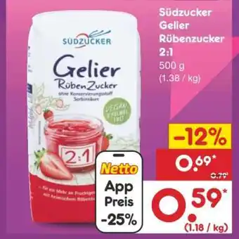 Netto Marken-Discount Südzucker Gelier Rübenzucker 2:1 Angebot