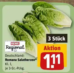 REWE Deutschland Romana Salatherzen Angebot