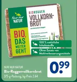 Aldi Süd Bio-Roggenvollkornbrot Angebot