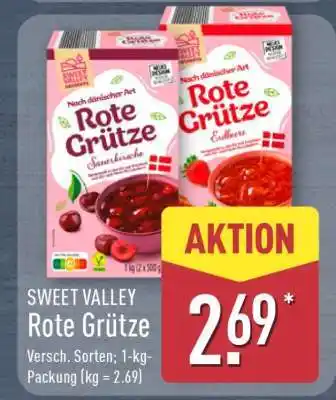Aldi Nord SWEET VALLEY Rote Grütze Angebot