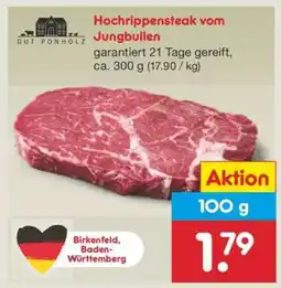 Netto Marken-Discount Hochrippensteak vom Jungbullen Angebot
