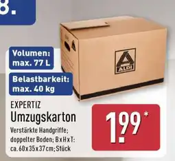 Aldi Nord EXPERTIZ Umzugskarton Angebot