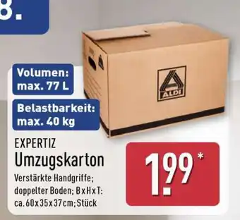 Aldi Nord EXPERTIZ Umzugskarton Angebot