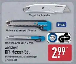 Aldi Nord WORKZONE DIY-Messer-Set Angebot