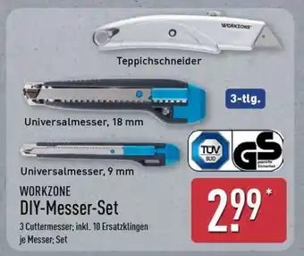 Aldi Nord WORKZONE DIY-Messer-Set Angebot