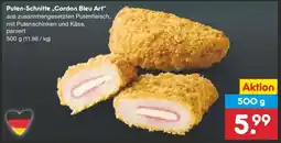 Netto Marken-Discount Puten-Schnitte „Cordon Bleu Art“ Angebot