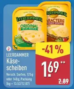 Aldi Nord Leerdammer Käsescheiben Angebot
