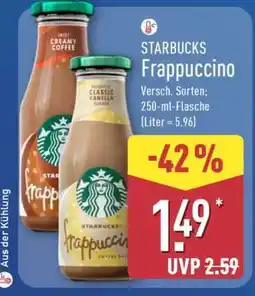 Aldi Nord Starbucks Frappuccino Angebot