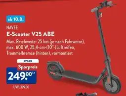 Aldi Nord NAVEE E-Scooter V25 ABE Angebot
