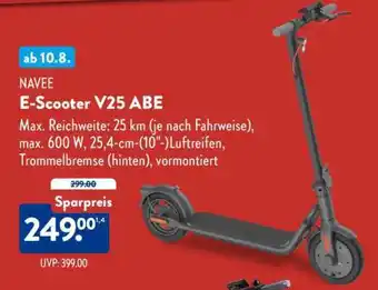 Aldi Nord NAVEE E-Scooter V25 ABE Angebot