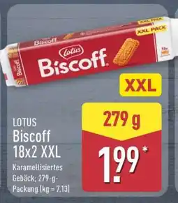 Aldi Nord LOTUS Biscoff 18x2 XXL Angebot