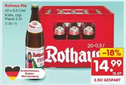 Netto Marken-Discount Rothaus Pils Angebot