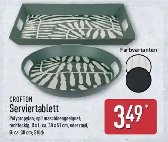 Aldi Nord CROFTON Serviertablett Angebot