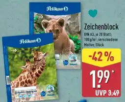 Aldi Nord Zeichenblock Angebot