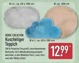 Aldi Nord HOME CREATION Kuscheliger Teppich Angebot