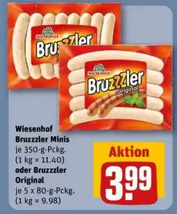 REWE Wiesenhof Bruzzler Minis oder Bruzzler Original Angebot