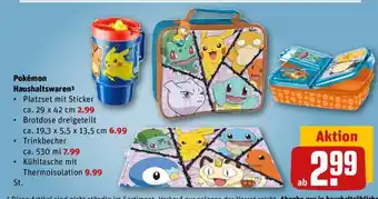 REWE Platzset mit Sticker Angebot