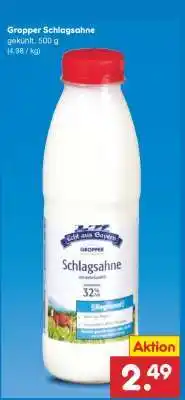 Netto Marken-Discount Gropper Schlagsahne Angebot