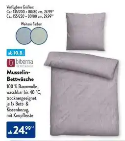Aldi Nord Musselin-Bettwäsche Angebot