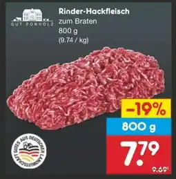 Netto Marken-Discount Rinder-Hackfleisch Angebot