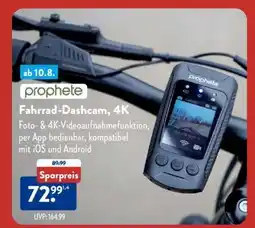 Aldi Nord prophete Fahrrad Dashcam, 4K Angebot